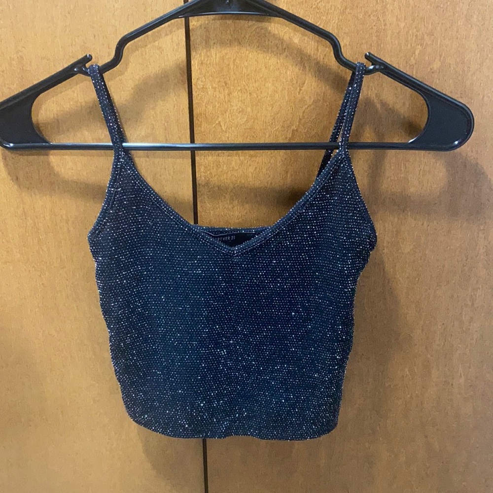 Sparkle crop top